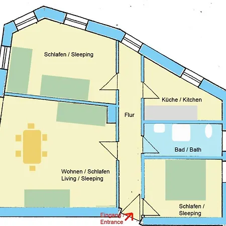 アパート Emma - Wlan, Kueche, Tv, Bad, Ca 15 Min Zum Europa Park Malterdingen